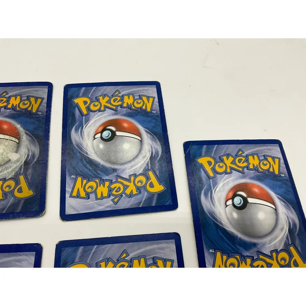 Pokemon Water Type Card Lot 7pc Squirtle Lombre Reverse Holo Blue TCG Bundle